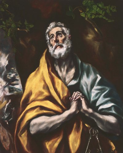 The Repentant St. Peter by El Greco